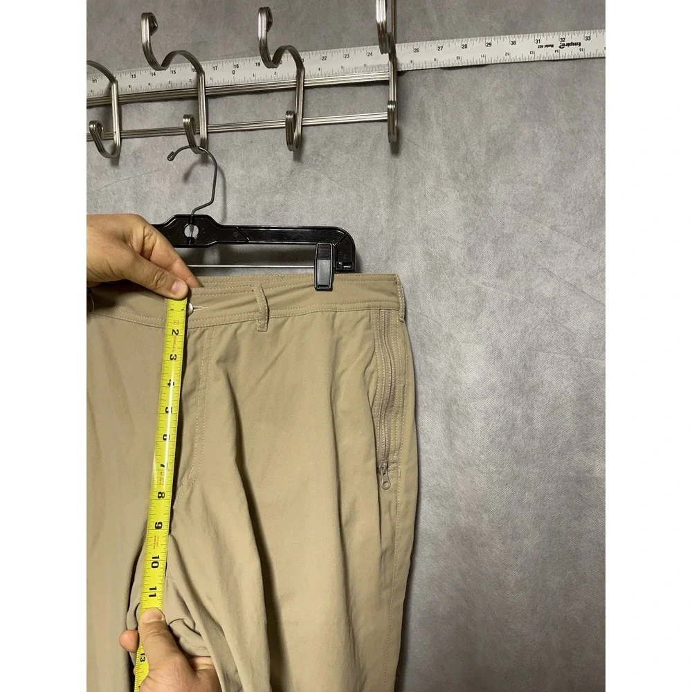 Clothing Arts Pants Men 38X32 Beige P Cubed Pick Pocket Proof Active Performance